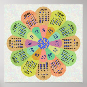 2023 kalender (zie beschrijving voor de nieuwste v poster