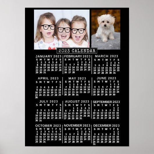 2023 Kalender (zie beschrijving voor de nieuwste v Poster (Voorkant)