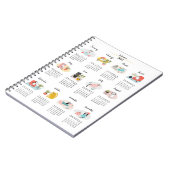 2023 Kalenderkalender voor katten en honden Notitieboek (Linkerzijde)