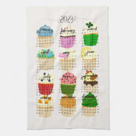 2023 Kalenderkoekjes keukendoek Theedoek