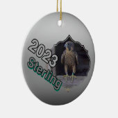 2023 Keramische Cirkel Ornament Sterling (Rechts)