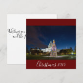 2023 Kerstmis bij de Capitol Christmas Tree Feestdagenkaart (Voorkant / Achterkant)