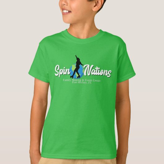 2023 Kinder SpinNations T-Shirten T-shirt (Voorkant)