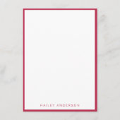 2023 Kleur van het jaar: Viva Magenta op maat Informatiekaartje (Voorkant)