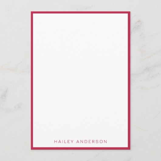 2023 Kleur van het jaar: Viva Magenta op maat Informatiekaartje (Voorkant)