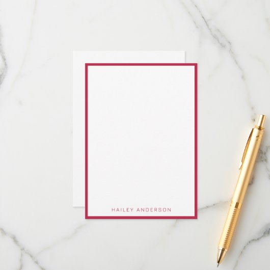 2023 Kleur van het jaar: Viva Magenta op maat Informatiekaartje (Voorkant / Achterkant in situ)