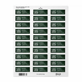 2023 Krijtbord Schets Moderne Afstudeertoespraak Etiket (Full Sheet)