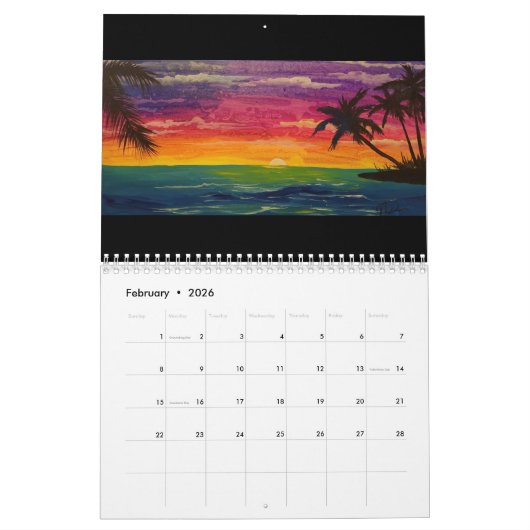 2023 Kunstwerk van Manuela Davis Kalender (Feb 2026)