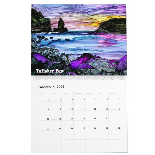 2023 Landschap gekleurd kalender (Feb 2026)