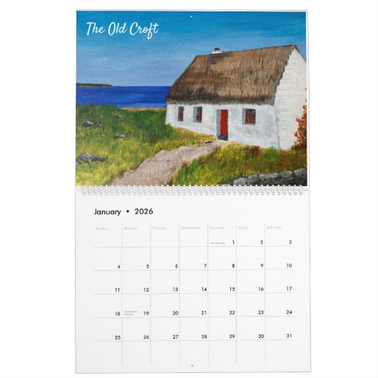 2023 Landschap gekleurd kalender (Jan 2026)