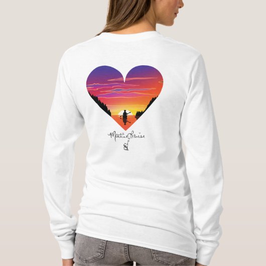 2023 Lange mouw Martine's vlotter T-shirt (Achterkant)