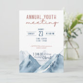 2023 LDS-uitnodiging voor het thema Jeugd Kaart (Staand voorkant)