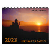 2023 LIGHTHOUSE & CASTLE CALENDAR KALENDER (Hoes)