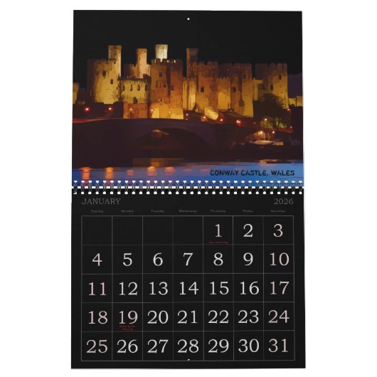 2023 LIGHTHOUSE & CASTLE CALENDAR KALENDER (Jan 2026)
