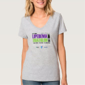 2023 Lipedema Triathlon/Neck T-Shirt (grijs) (Voorkant)
