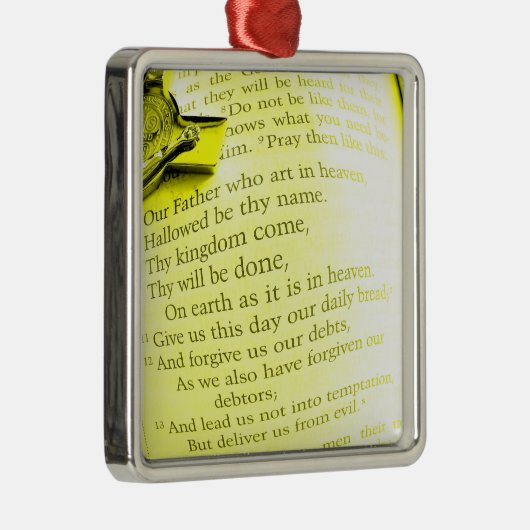 2023 Lords gebed Metalen Ornament (Rechts)