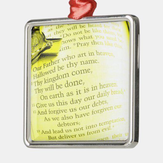 2023 Lords gebed Metalen Ornament (Links)