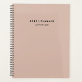 2023 Maandelijks en wekelijks roze vanaf elke dag Planner (Voorkant)
