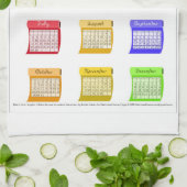 2023 Maandelijkse bouten van het weefsel van het k Theedoek (Gevouwen)