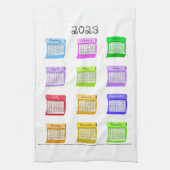 2023 Maandelijkse bouten van het weefsel van het k Theedoek (Verticaal)