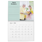 2023 Maandelijkse foto's en herinneringen blauw Kalender (Mar 2026)