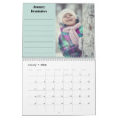 2023 Maandelijkse foto's en herinneringen blauw Kalender (Jan 2026)