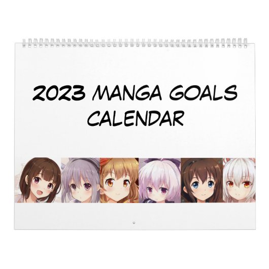 2023 manga anime meiden kalender doelstellingen (Hoes)