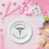 2023 Medische School Afstuderen Papieren Bordje (Feest)