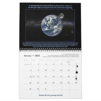 2023 MEDIUM Psalm 19 Astronomie Society Agenda R3 Kalender