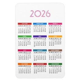 2023 Meerkleurenkalender Magneet