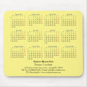 2023 Mini Calendar Maandag ISO Week Muismat (Voorkant)