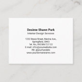 2023 Mini Calendar SUNDAY Start San Serif Font Visitekaartje (Voorkant)