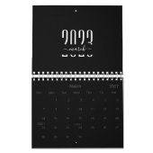 2023 Minimale agenda voor zwart-wit Kalender (Mar 2027)
