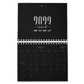 2023 Minimale agenda voor zwart-wit Kalender (Mar 2026)