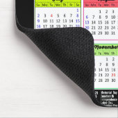 2023 Moderne agenda met openbare Feestdagen Muismat (Hoek)