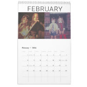 2023 Moderne familie 24 Foto - zwart wit minimaal Kalender (Feb 2026)