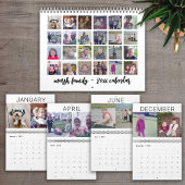 2023 Moderne reeks 24 Foto minimaal Kalender
