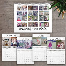 2023 Moderne reeks 24 Foto minimaal Kalender