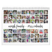 2023 Moderne reeks 60 Foto - 5 per maand op maat Kalender (Hoes)