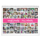 2023 Moderne reeks 60 Foto - Hot Pink Custom Kalender (Hoes)