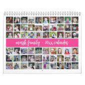 2023 Moderne reeks 60 Foto - Hot Pink Custom Kalender (Hoes)