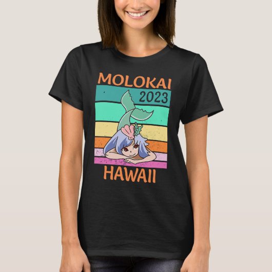 2023 Molokai Vacation Mermaid T-shirt (Voorkant)
