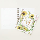 2023 Monogram Zonnebloem Wekelijks Maandelijks Nie Planner (Display)