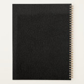 2023 Monogrammed elegant goud modern Planner (Achterkant)