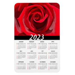 2023 Mooie rode rozen | Kalender van Floral Magneet