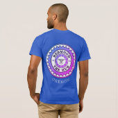 2023 Nationale - Paarse Logo T-Shirt (Achterkant volledig)