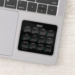 2023 Neon 52 Week Kalender van Janz Sticker