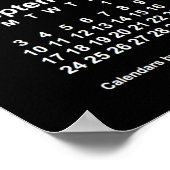 2023 Neon Witte Wandkalender van Janz Poster (Hoek)