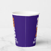 2023 new year event custom orange white dark blue papieren bekers (Rechts)