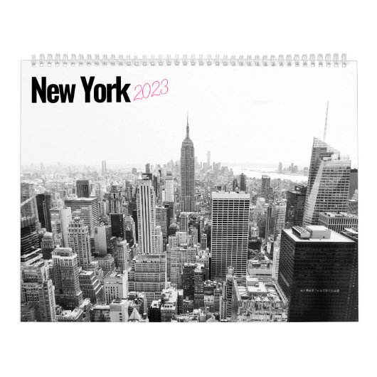 2023 New York Photographic Calendar Kalender (Hoes)